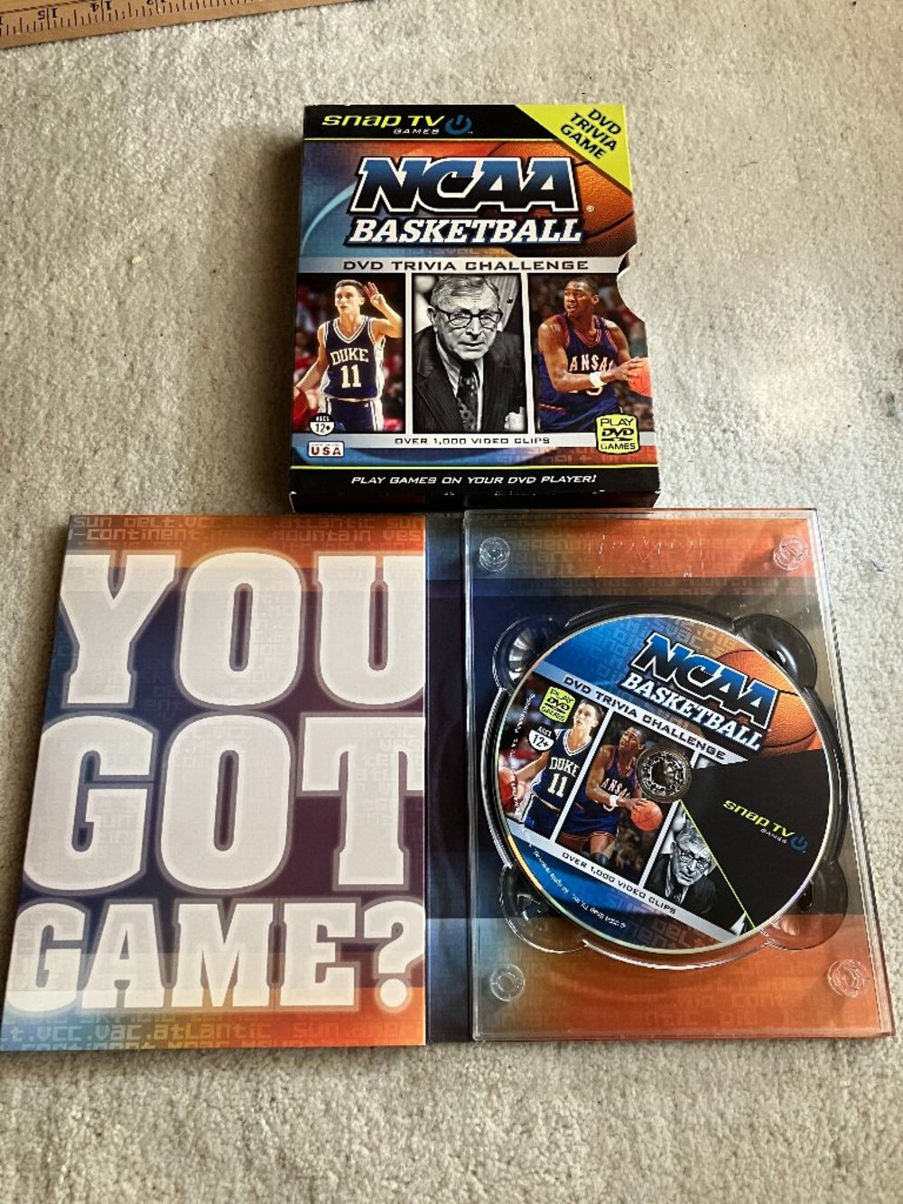 10/$20: NCAA Basketball Trivia Challenge DVD Game